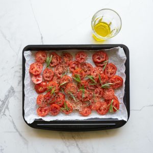 recept na pecene paradajky