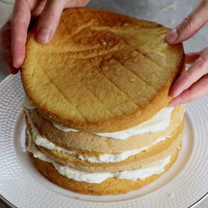 kokosová Rafaelo torta