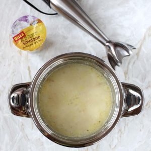 cesnaková polievka