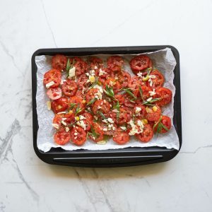 recept na pecene paradajky